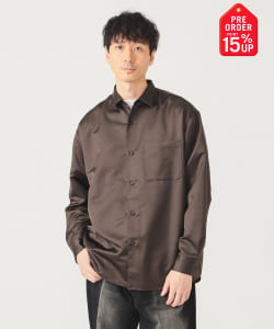 【+15%ポイントUP】レザールック シャツ