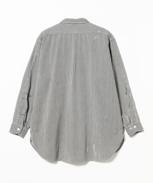 BEAMS（ビームス）BOW WOW / WORK HICKORY STRIPE PO SHIRTS