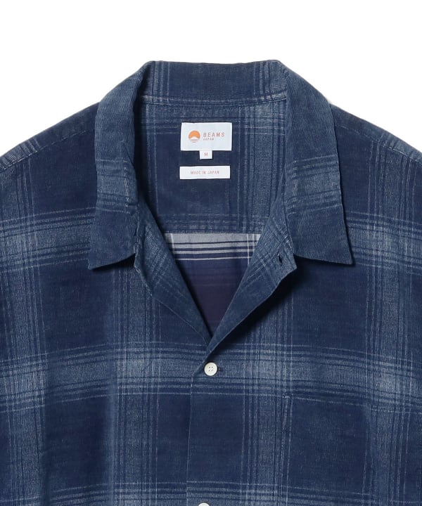 BEAMS JAPAN（ビームス ジャパン）オープンカラー コーデュロイ
