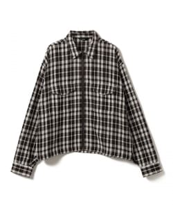 【+15%ポイントUP】メッシュ ジップアップ シャツ
