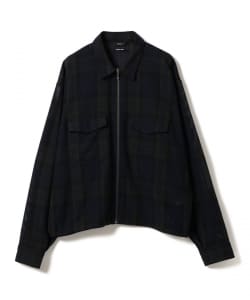 【+15%ポイントUP】メッシュ ジップアップ シャツ