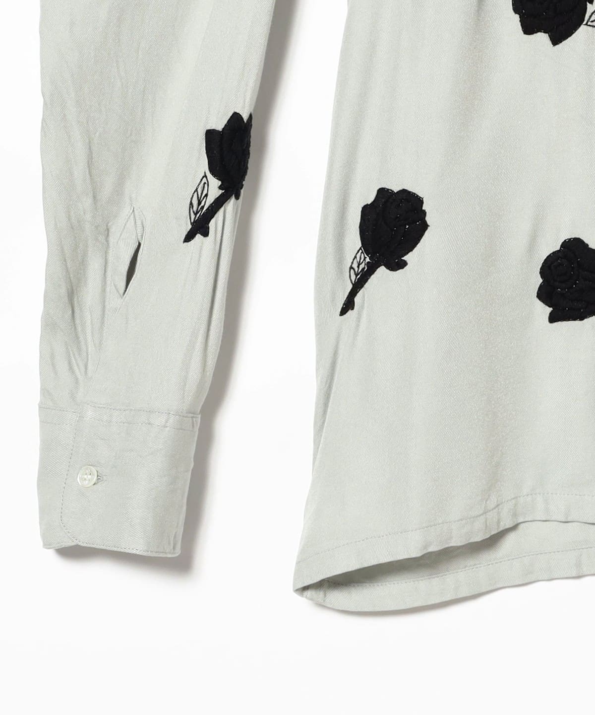 BEAMS（ビームス）NOMARHYTHM TEXTILE / Rose Embroidery Shirt