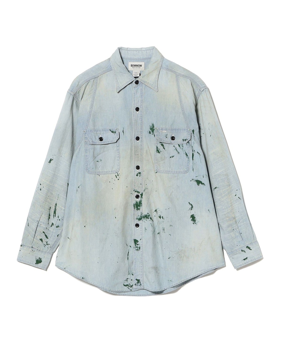BEAMS（ビームス）【タイムセール】BOW WOW / PAINT STAINED CHAMBRAY
