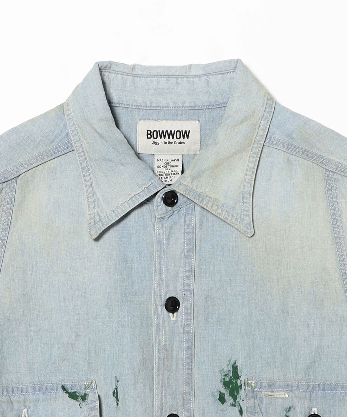 BEAMS（ビームス）【タイムセール】BOW WOW / PAINT STAINED CHAMBRAY