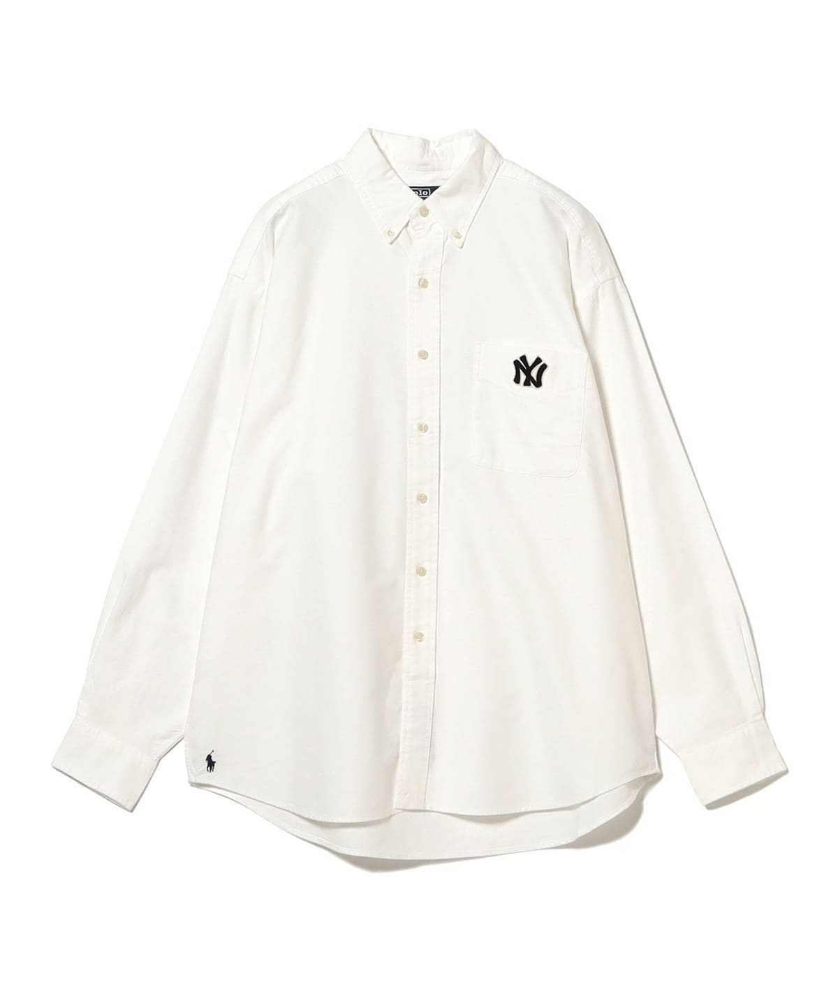 POLO RALPH LAUREN ポロ ラルフ ローレン / ヤンキース ビッグ シャツ シャツ・ブラウス MEN 100:WHITE L POLO RALPH LAUREN ポロ ラルフ ローレン / ヤンキース ビッグ シャツ シャツ・ブラウス MEN 100:WHITE L