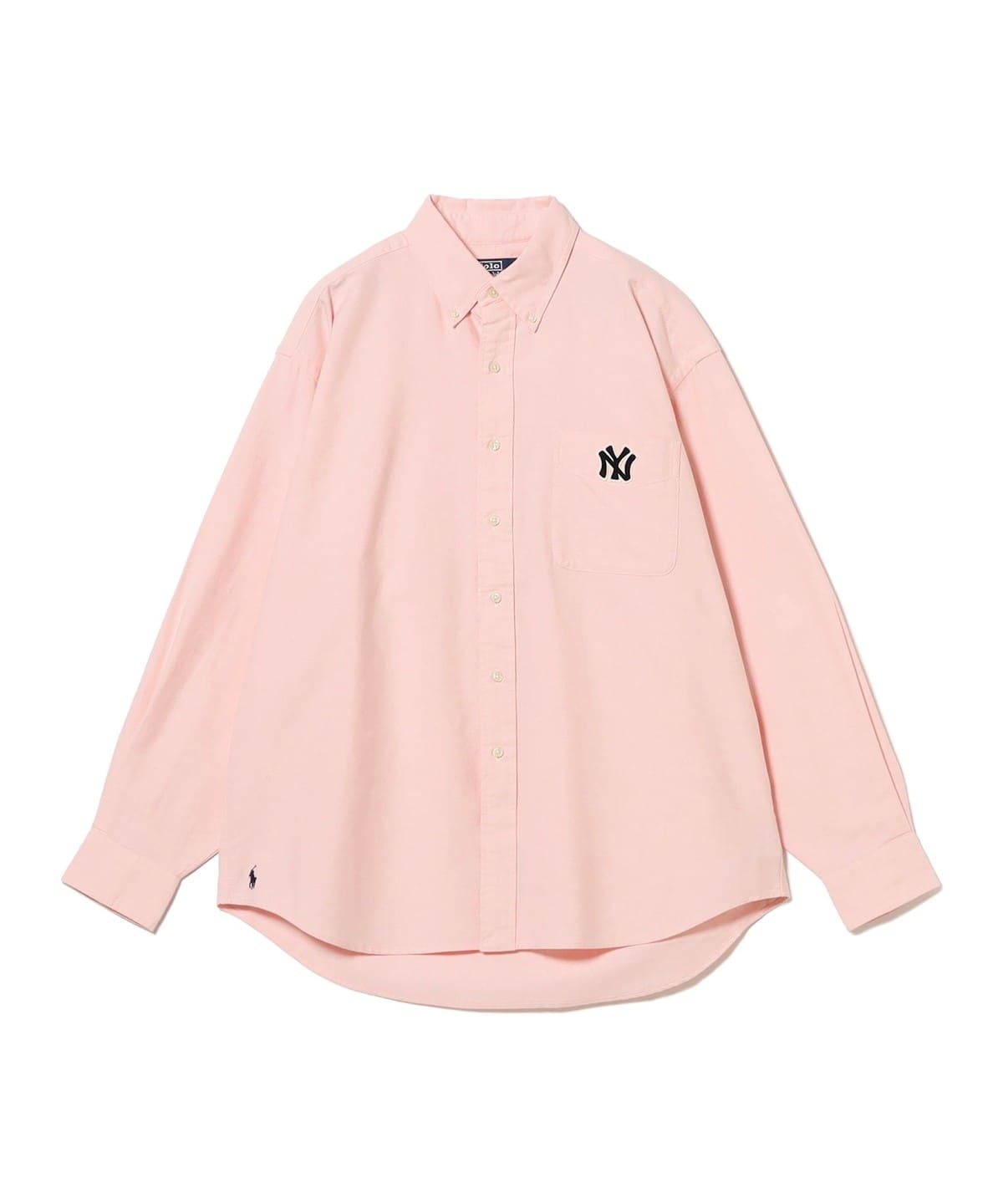 POLO RALPH LAUREN ポロ ラルフ ローレン / ヤンキース ビッグ シャツ シャツ・ブラウス MEN 650:PINK M POLO RALPH LAUREN ポロ ラルフ ローレン / ヤンキース ビッグ シャツ シャツ・ブラウス MEN 650:PINK M