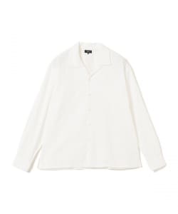 レース オープンカラーシャツ【リラックスフィット】