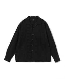 レース オープンカラーシャツ【リラックスフィット】