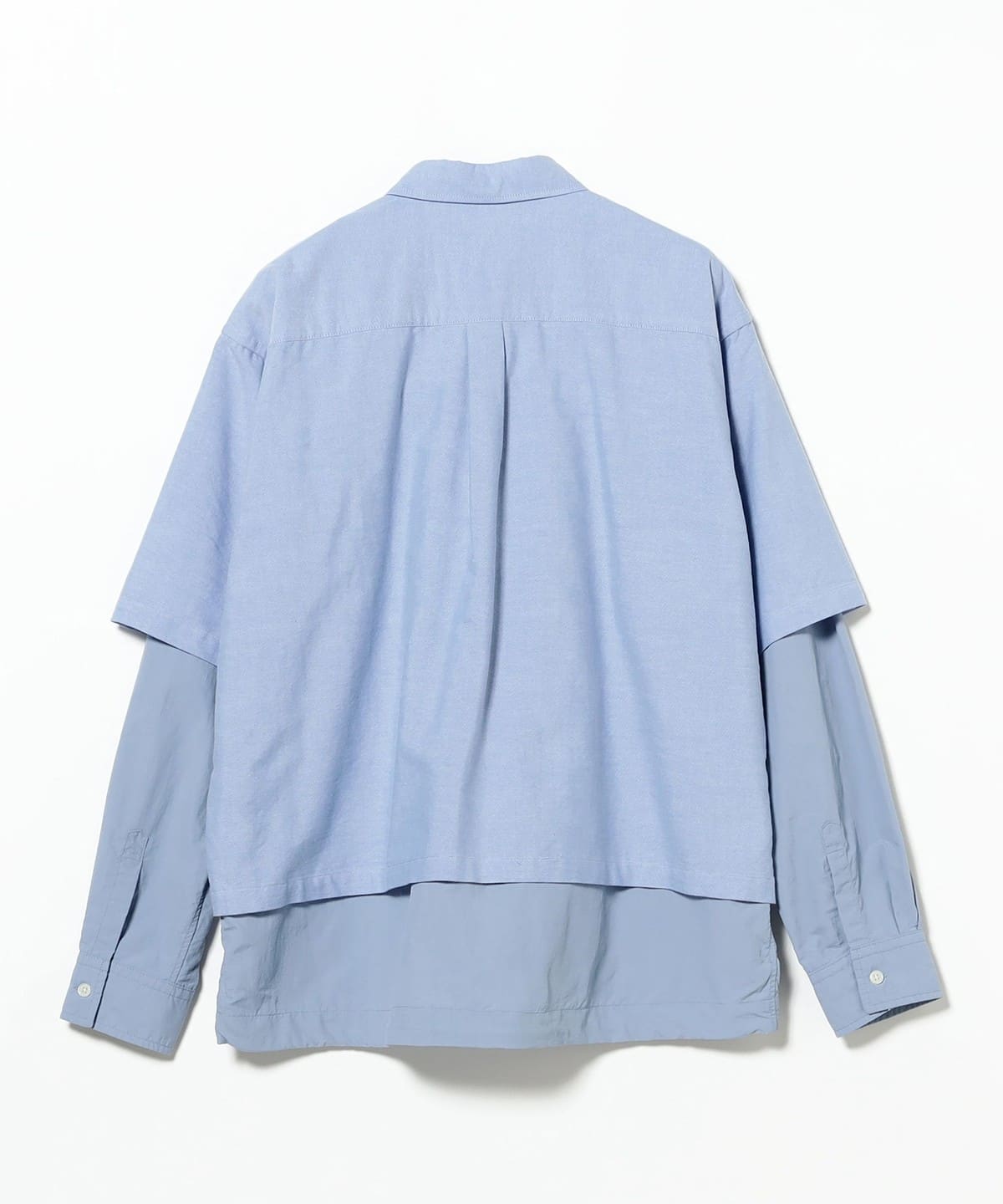 BEAMS（ビームス）レイヤードシャツ【ワイドフィット】（シャツ