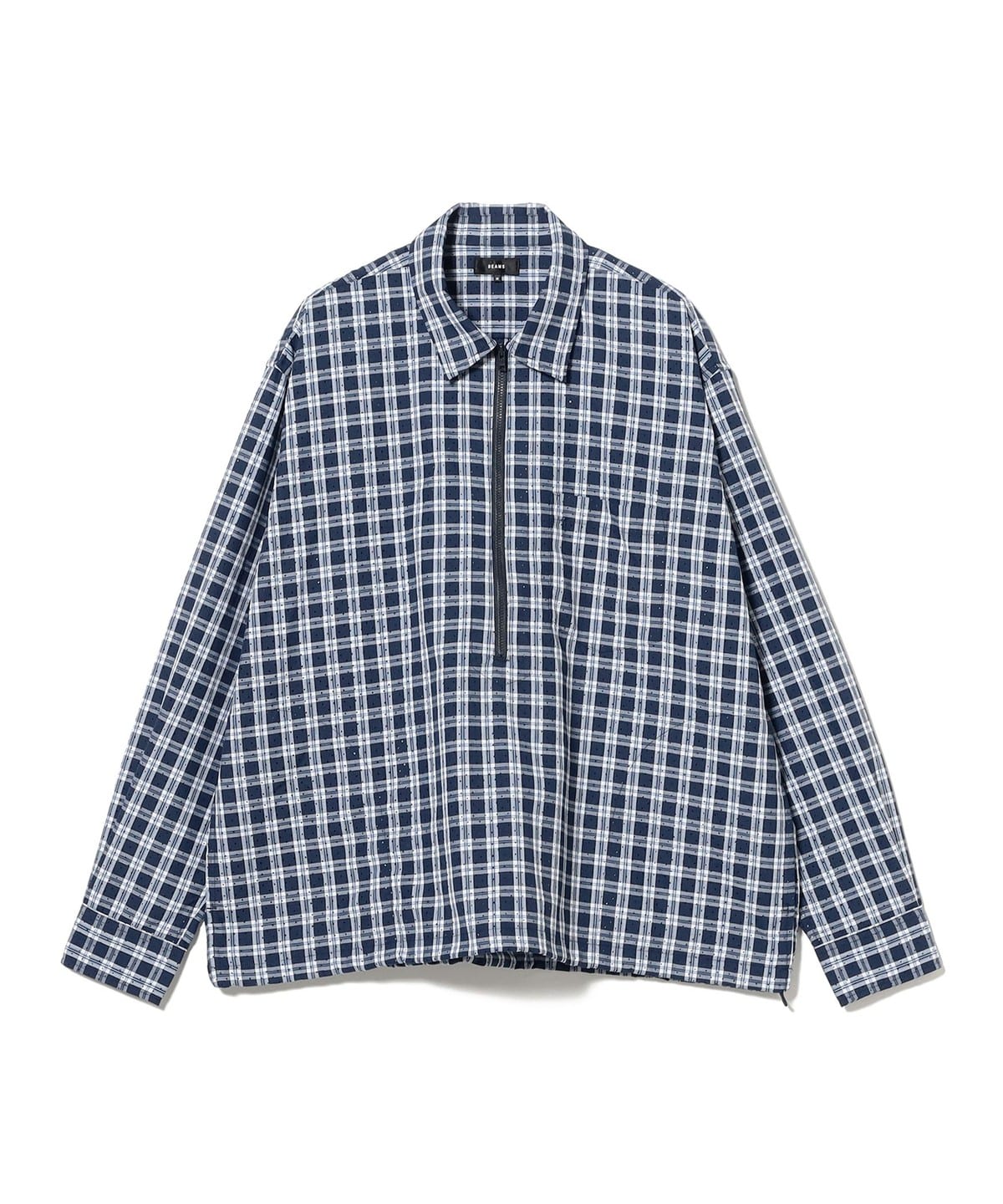 BEAMS（ビームス）Half Zip Pullover Shirt（シャツ・ブラウス