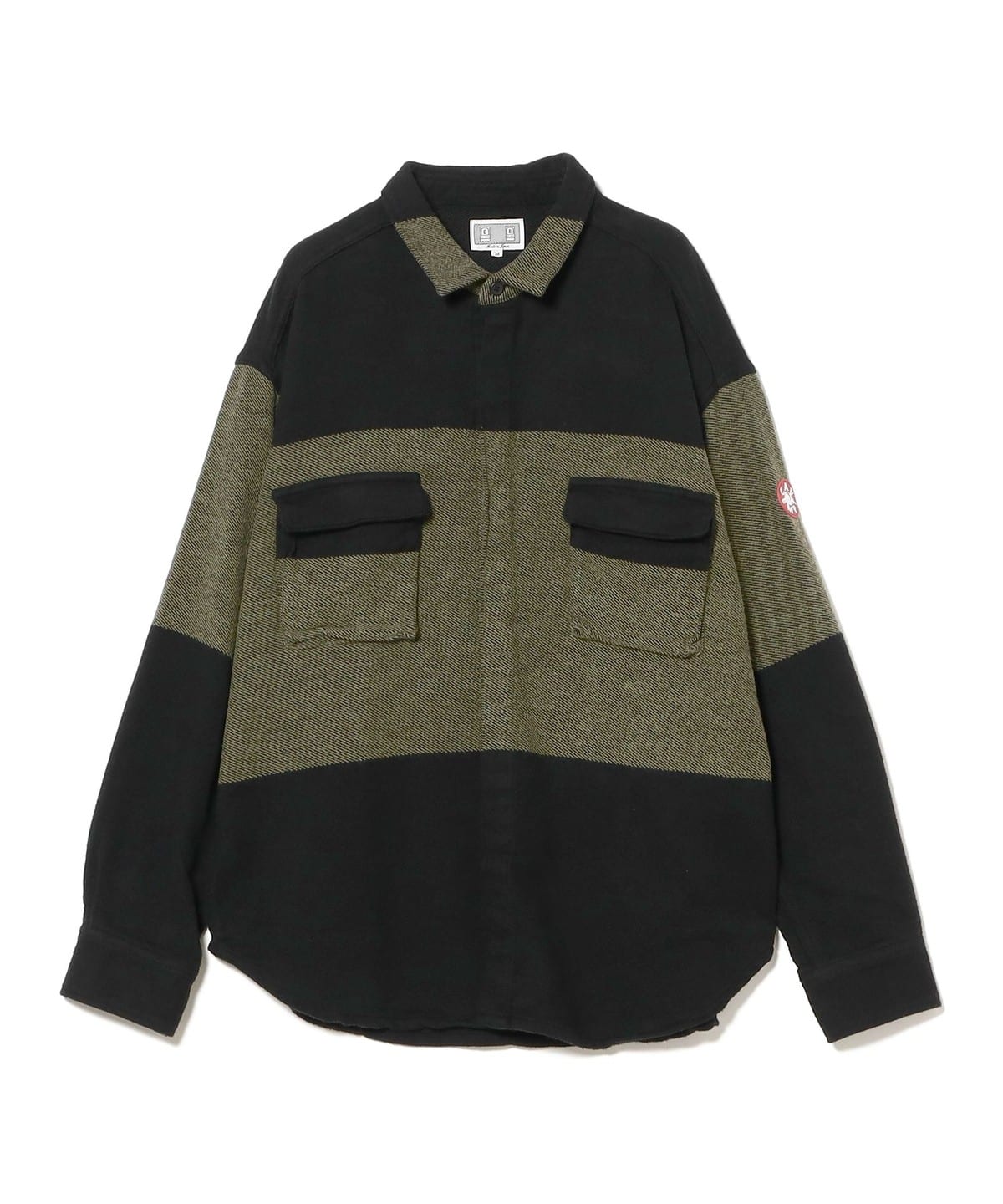 C. E シーイー / STRIPE FLANNEL BIG SHIRT シャツ・ブラウス MEN KHAKI S C. E シーイー / STRIPE FLANNEL BIG SHIRT シャツ・ブラウス MEN KHAKI S