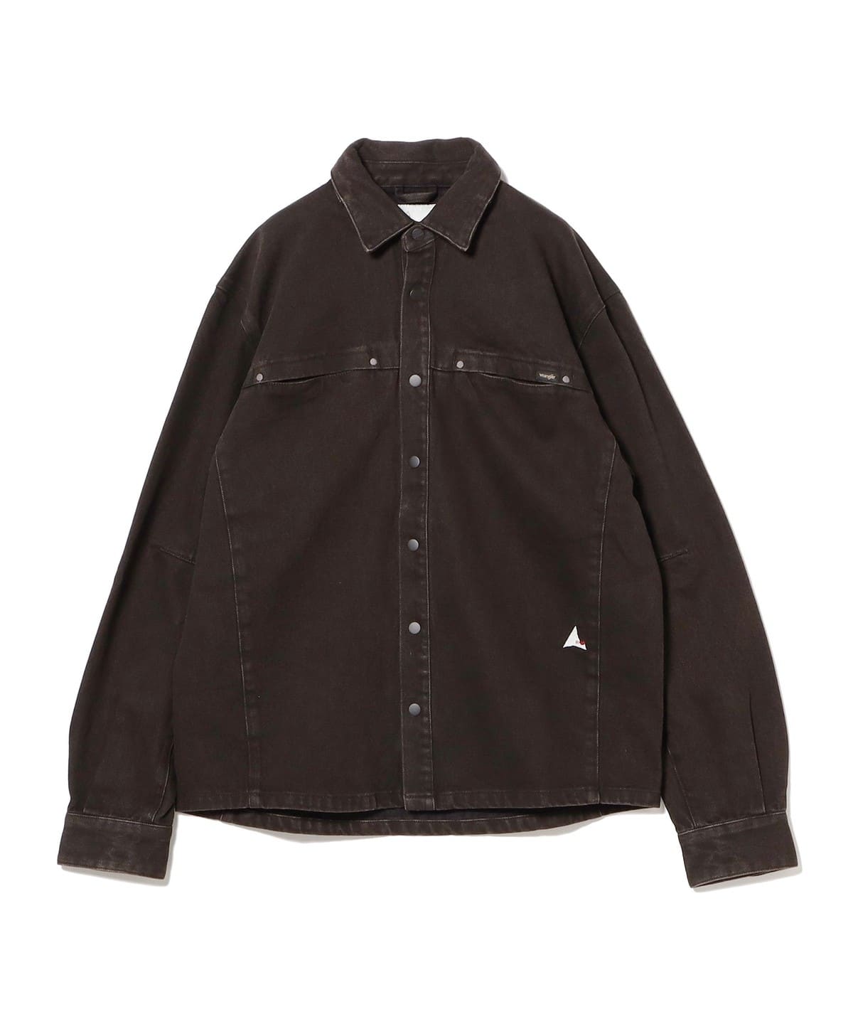 ROA × Wrangler / Lona Denim Shirt シャツ・ブラウス MEN Dark Brown M ROA × Wrangler / Lona Denim Shirt シャツ・ブラウス MEN Dark Brown M