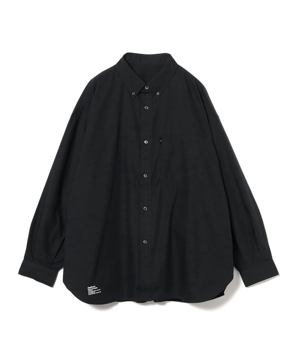 FreshService UTILITY B.D SHIRT ビッグシャツ UTILITY L/S B.D SHIRT BLACK FreshService FreshService UTILITY L/S