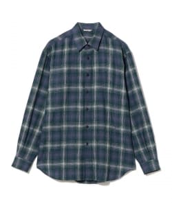AURALEE / AIRY WOOL CHECK SHIRT