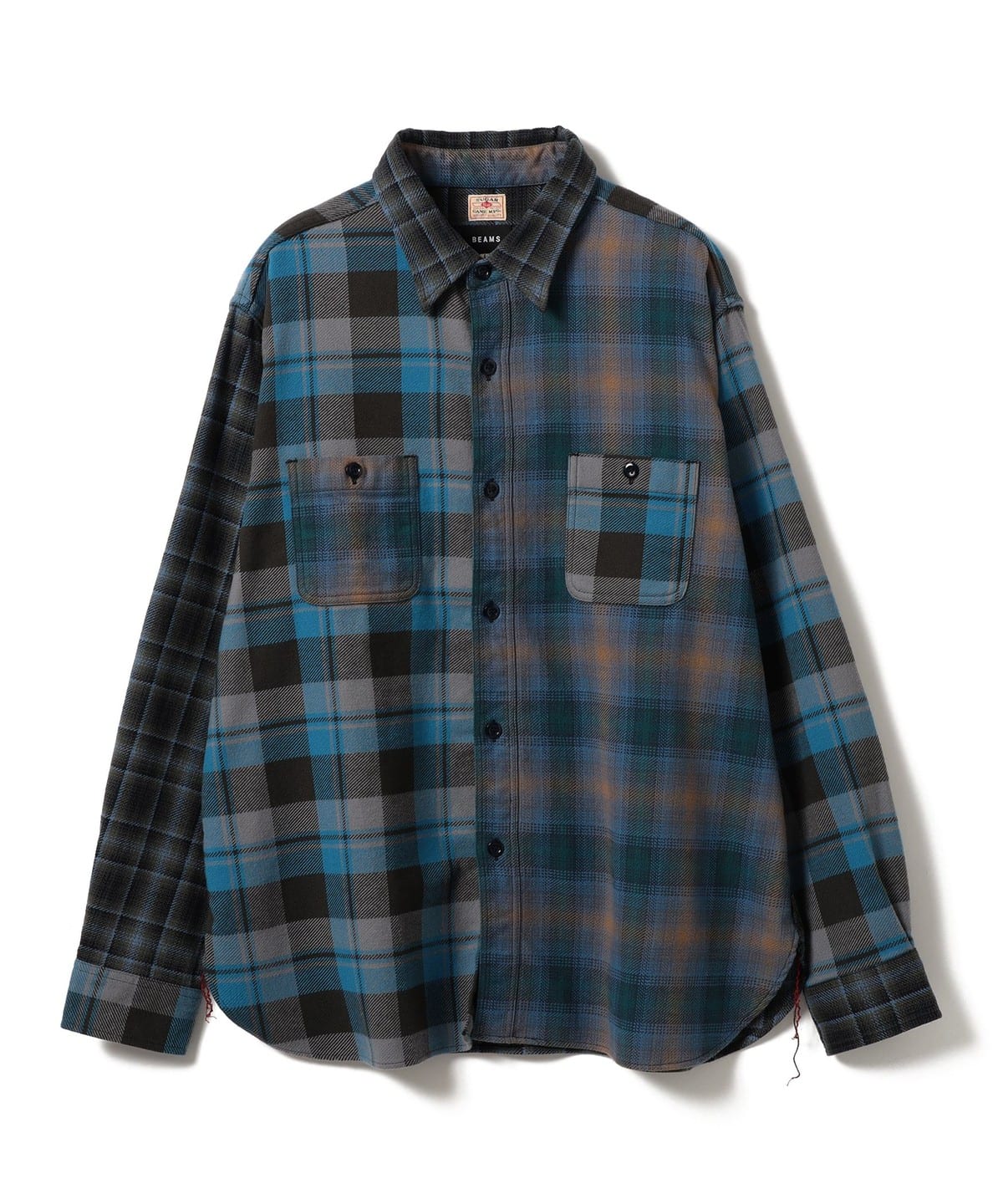 【+15%ポイントUP】【別注】SUGAR CANE シュガーケーン / クレイジー ワークシャツ シャツ・ブラウス MEN NAVY M 【+15%ポイントUP】【別注】SUGAR CANE シュガーケーン / クレイジー ワークシャツ シャツ・ブラウス MEN NAVY M