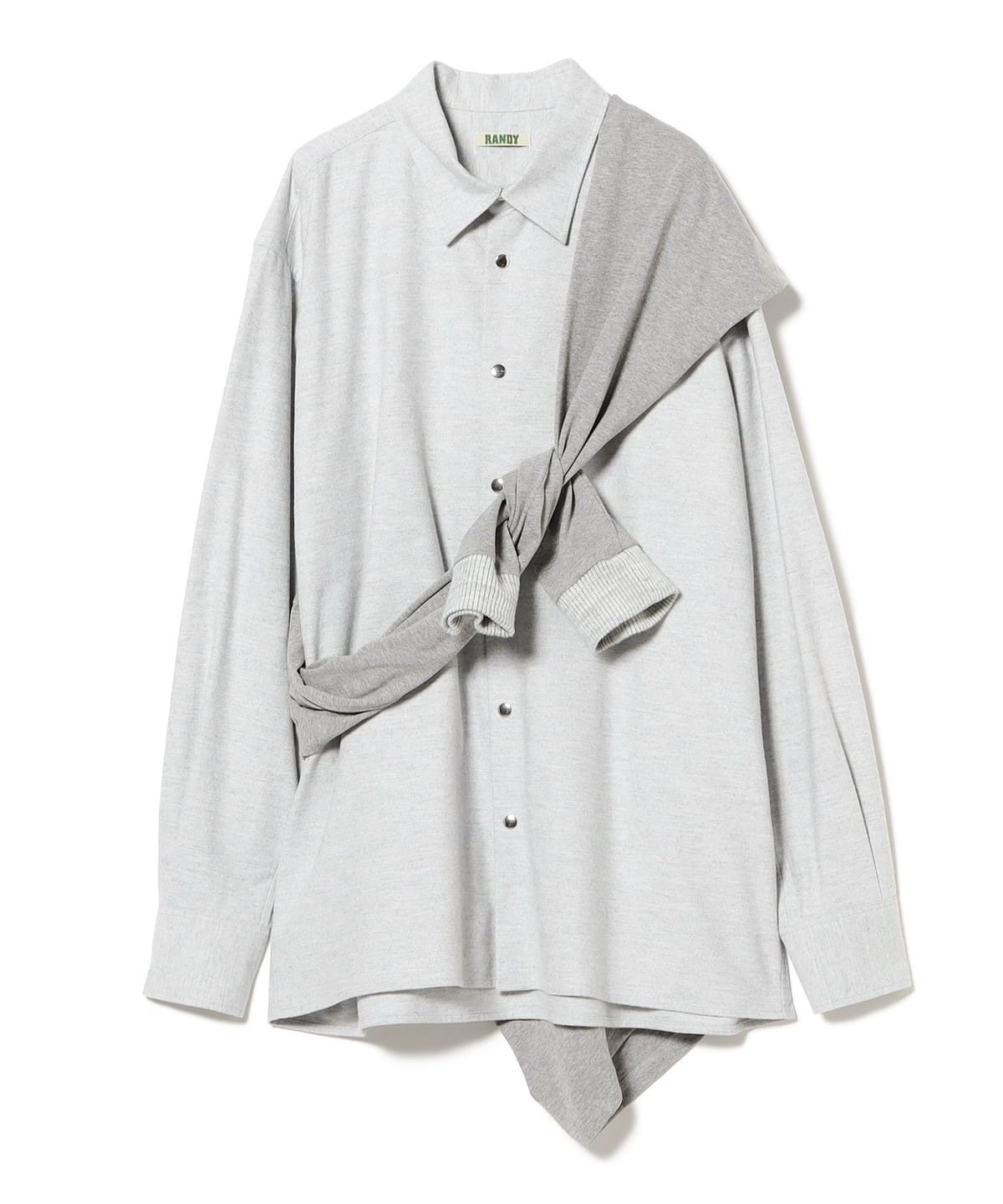 RANDY ランディ / SWEATING シャツ・ブラウス MEN GREY & GREY ONE SIZE