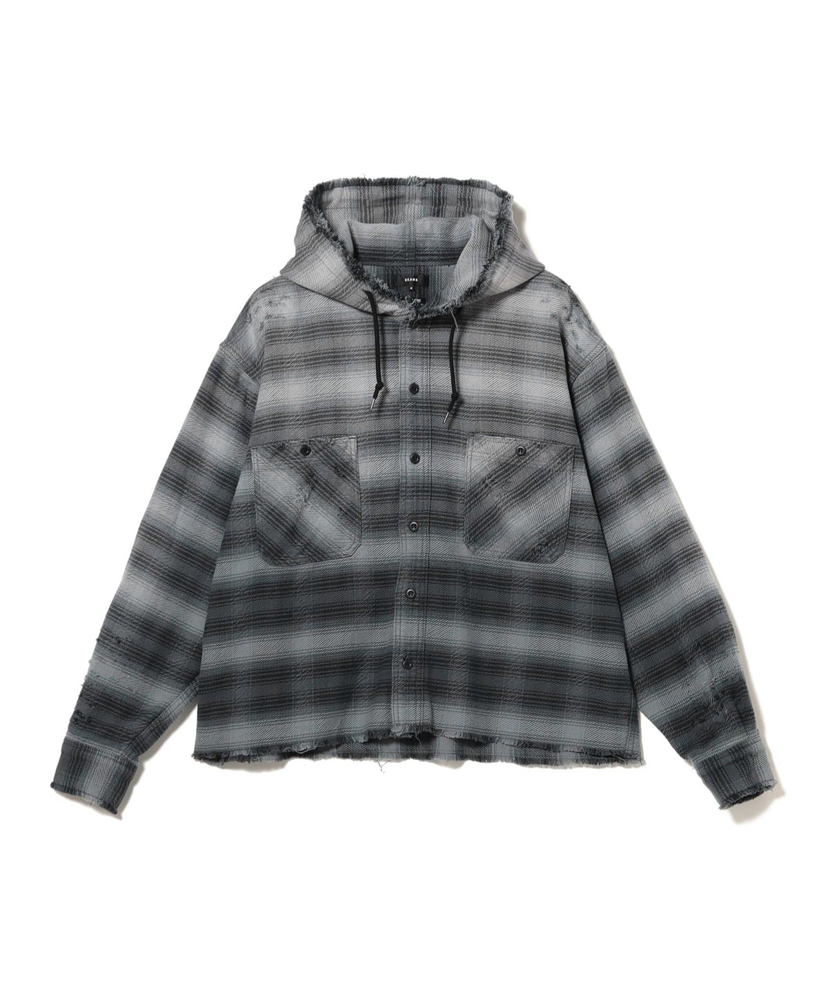 BEAMS GOLF フード付きジャケットと半袖シャツセット BEAMS GOLF（ビームス ゴルフ）ORANGE LABEL / ゼブラ柄 フルオープン