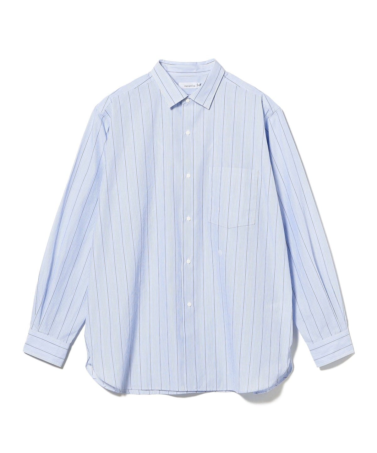 BEAMS（ビームス）nanamica / Regular Collar Stripe Wind Shirt