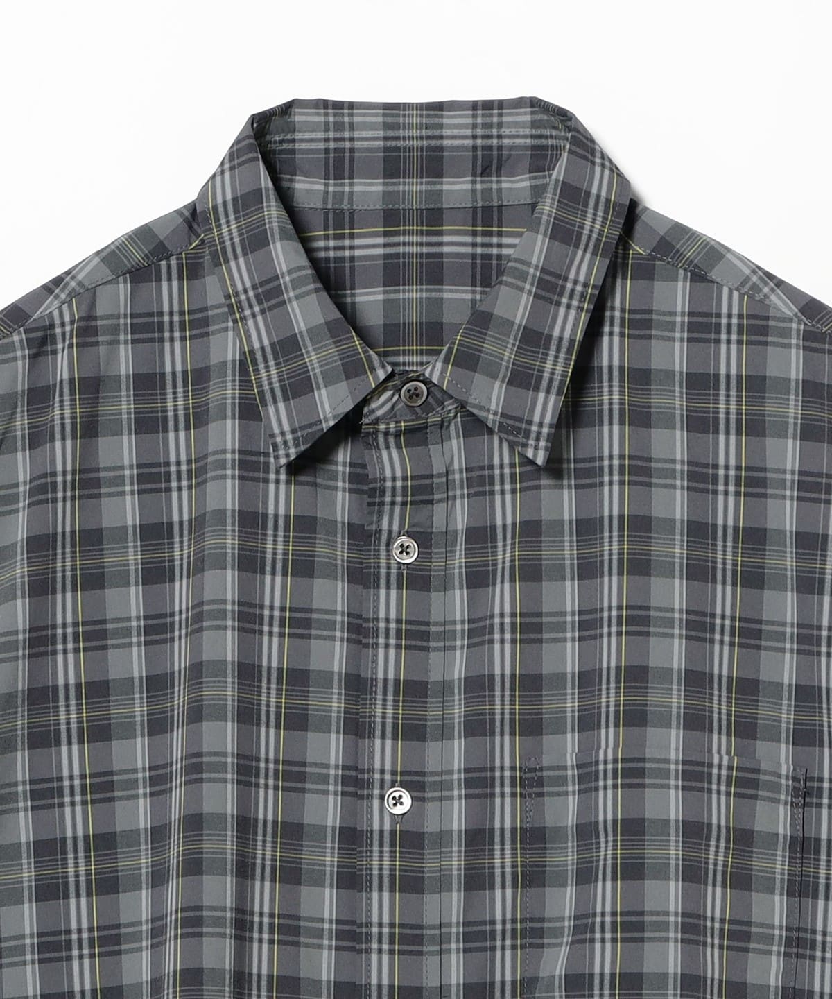 BEAMS（ビームス）FreshService / Madras dry Tech Regular Collar