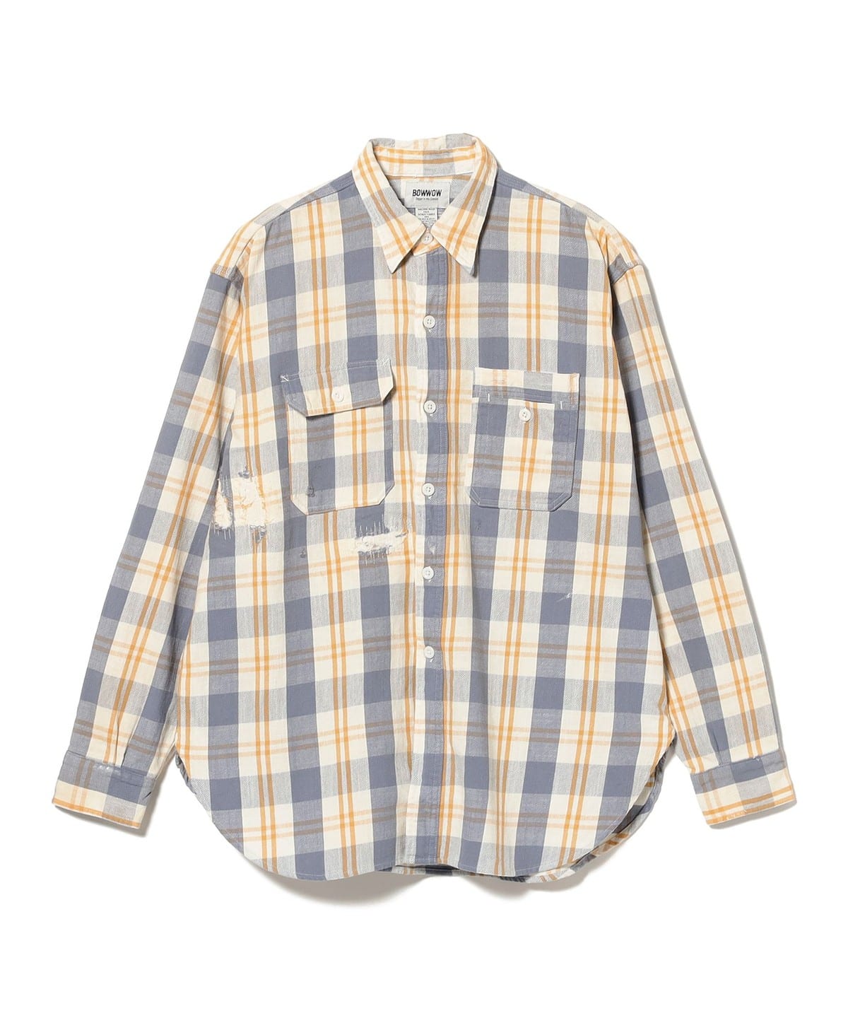 BEAMS(ビームス)BOW WOW / UNIQUE POCKET CHECKED FLANNEL SHIRTT BEAMS(ビームス)BOW WOW / UNIQUE POCKET CHECKED FLANNEL SHIRTT