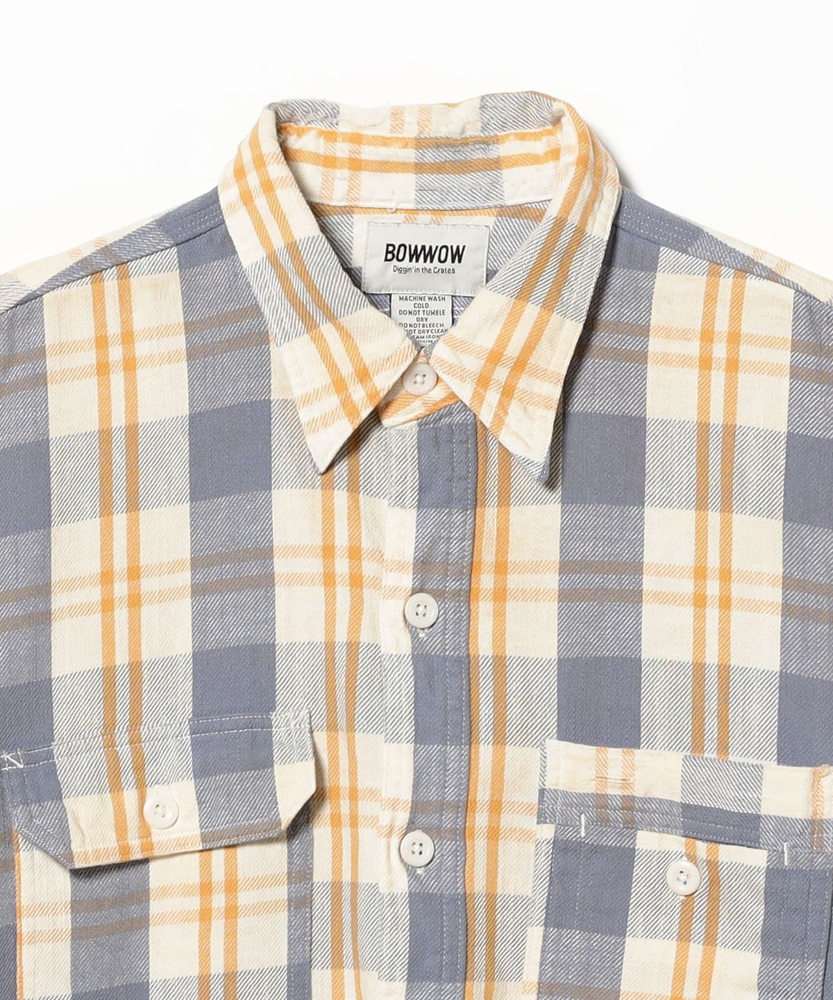 BEAMS（ビームス）BOW WOW / UNIQUE POCKET CHECKED FLANNEL SHIRTT