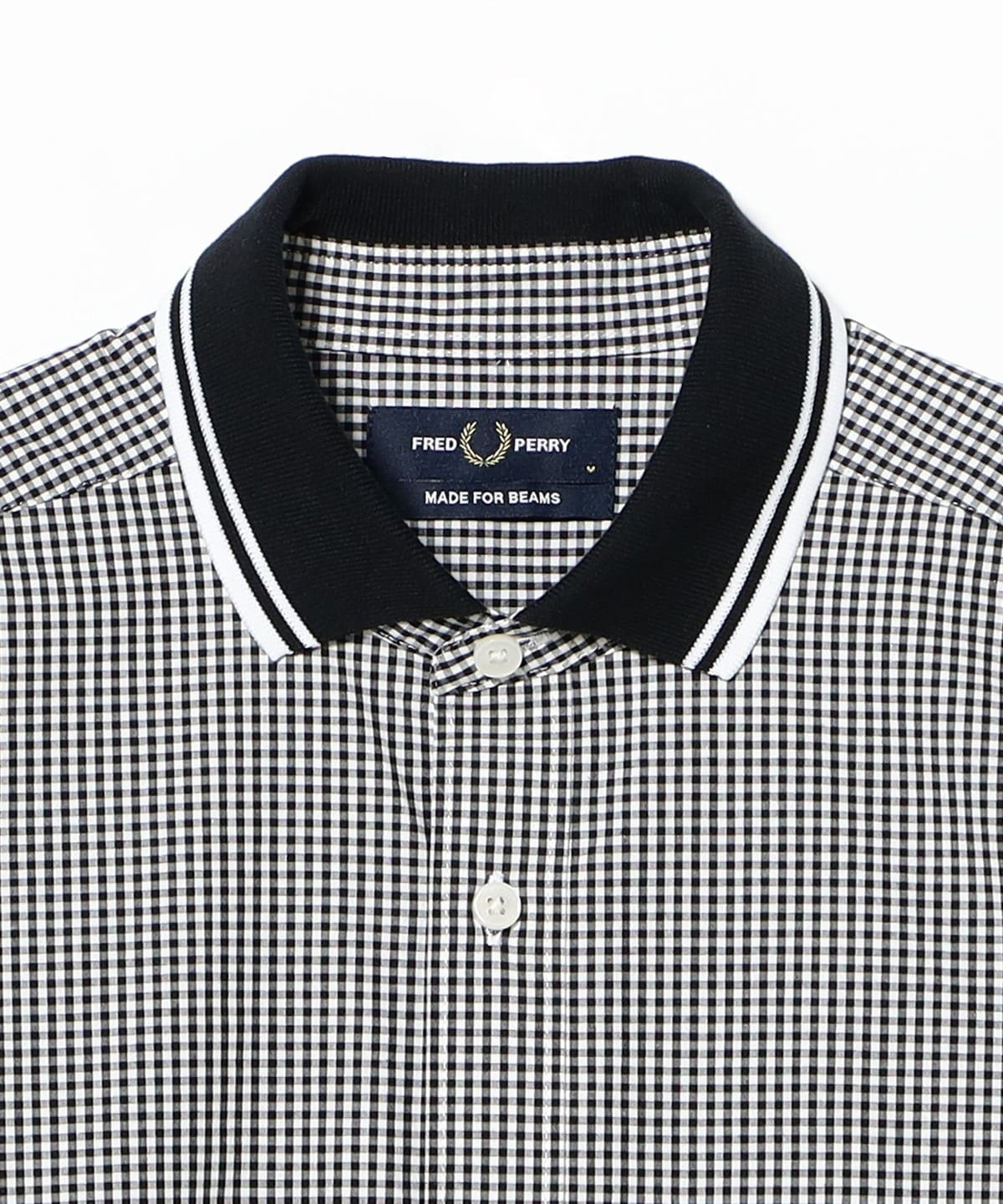 BEAMS（ビームス）【別注】FRED PERRY / Rib Collar Shirt（シャツ