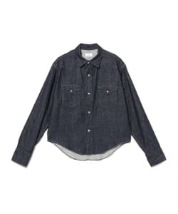 UNUSED / Denim Western Shirt