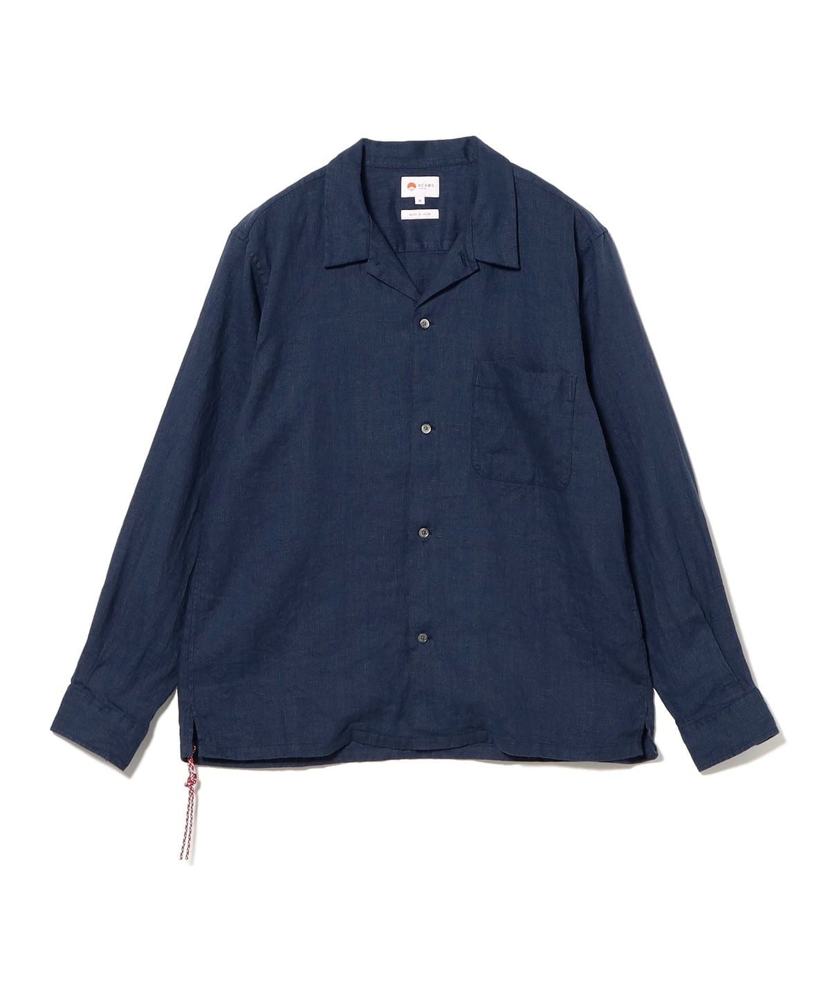 BEAMS JAPAN（ビームス ジャパン）OPEN COLLAR LINEN SHIRT（シャツ