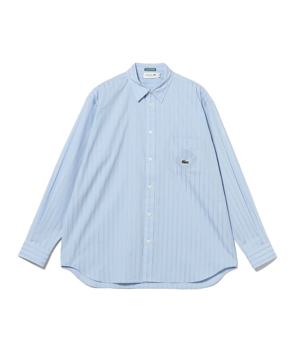 BEAMS（ビームス）【別注】LACOSTE / ストライプ シャツ（シャツ