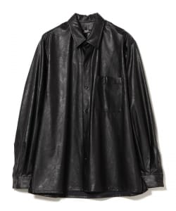 ESSAY / Shadow Black Regular Collar Shirt