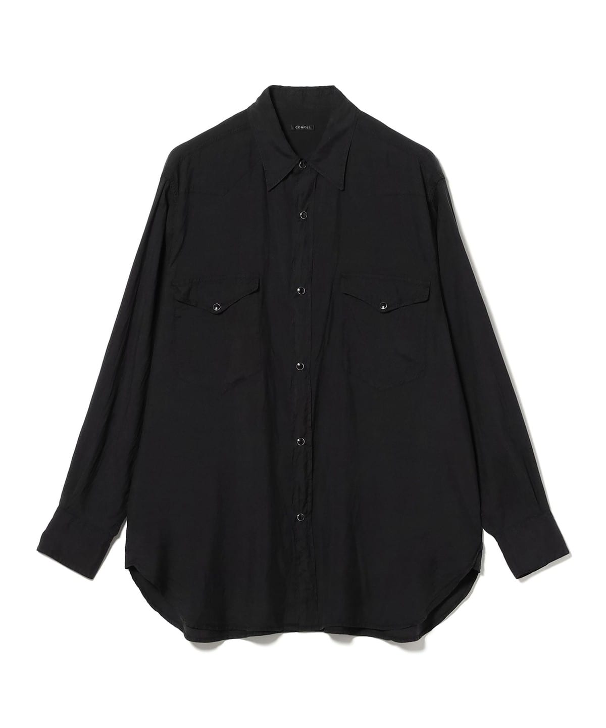 BEAMS（ビームス）COMOLI / SILK GARMENT DYED WESTERN SHIRT（シャツ