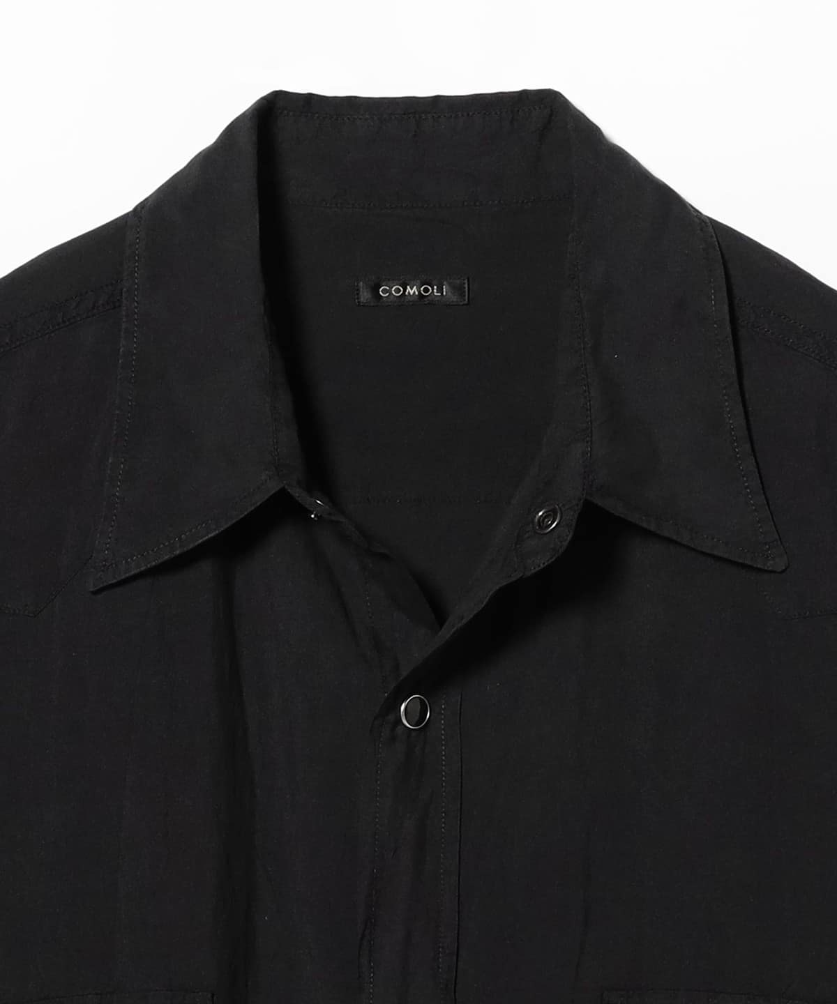 BEAMS（ビームス）COMOLI / SILK GARMENT DYED WESTERN SHIRT（シャツ