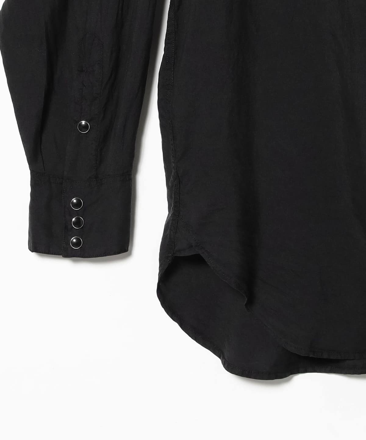 BEAMS（ビームス）COMOLI / SILK GARMENT DYED WESTERN SHIRT（シャツ