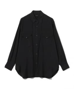 COMOLI / Silk Garment Dyed Western Shirt