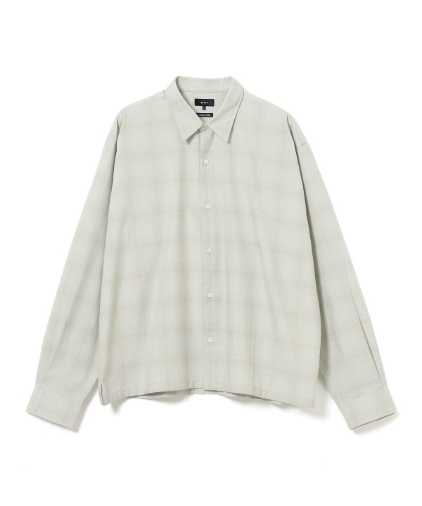シャドー チェック シャツ