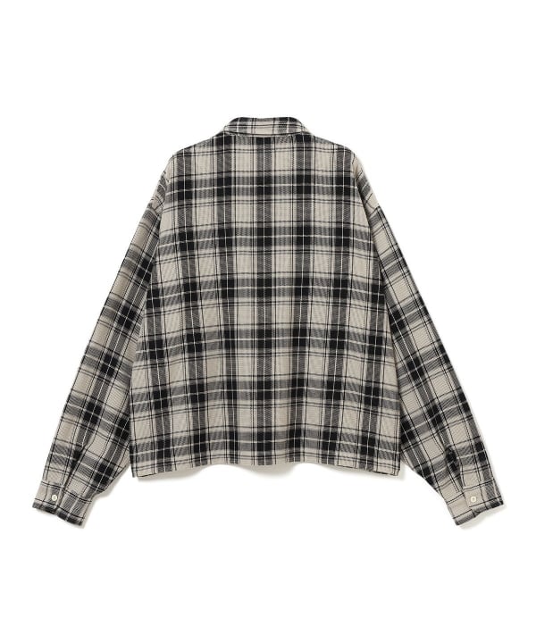 メッシュ ジップシャツ
