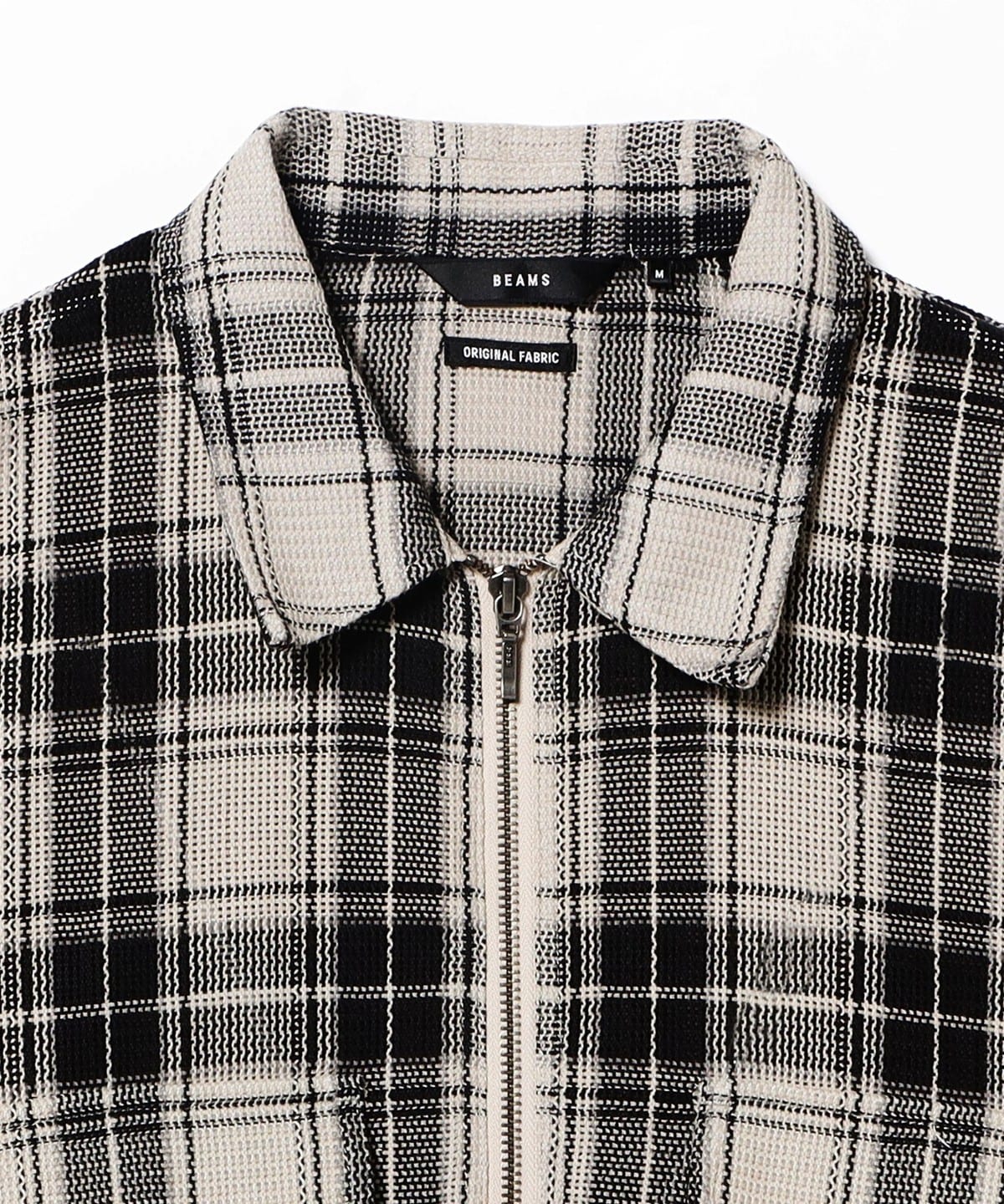 BEAMS（ビームス）メッシュ ジップアップ シャツ（シャツ・ブラウス