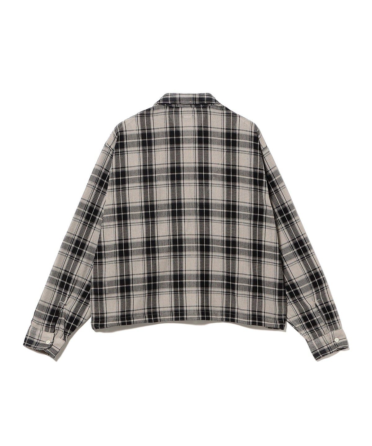 BEAMS（ビームス）メッシュ ジップアップ シャツ（シャツ・ブラウス