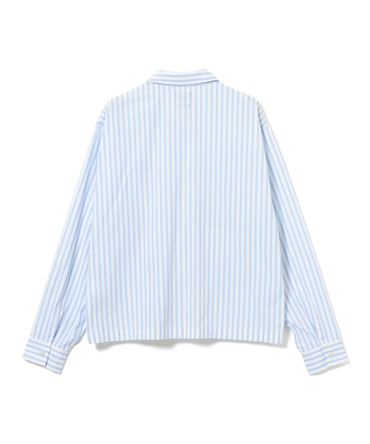 BEAMS（ビームス）【+10%ポイントUP】ストライプ ジップアップ シャツ
