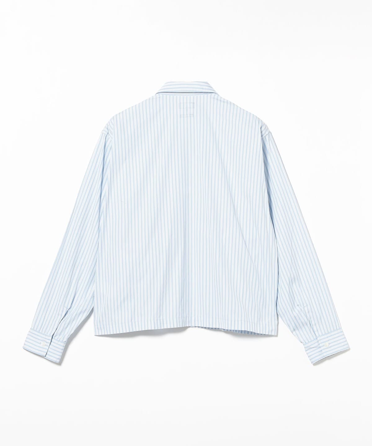 BEAMS（ビームス）ストライプ ジップアップ シャツ（シャツ・ブラウス
