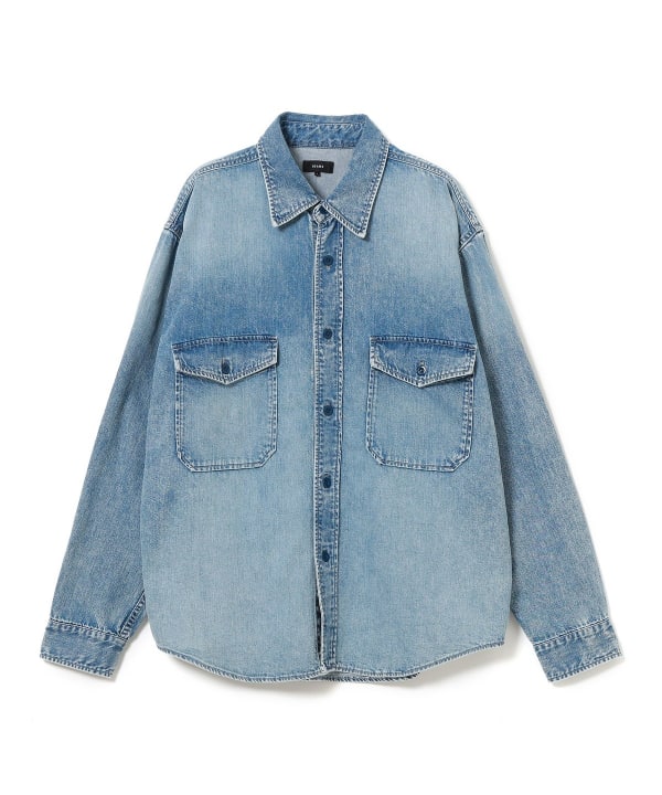 デニム CPOシャツ