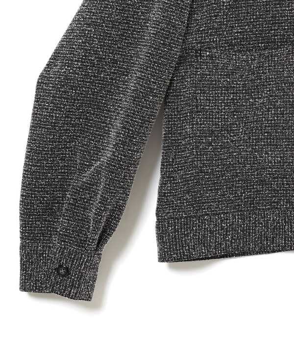 Bouclé tweed shirt
