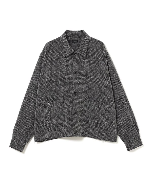 Bouclé tweed shirt