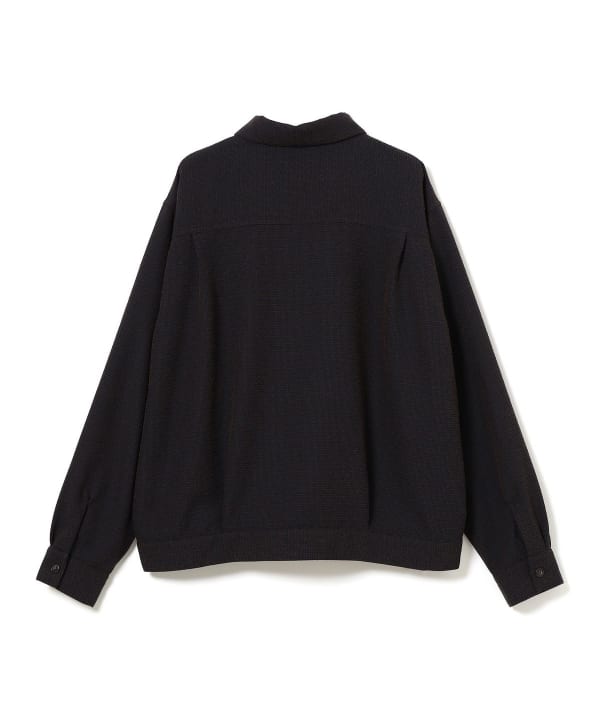 Bouclé tweed shirt