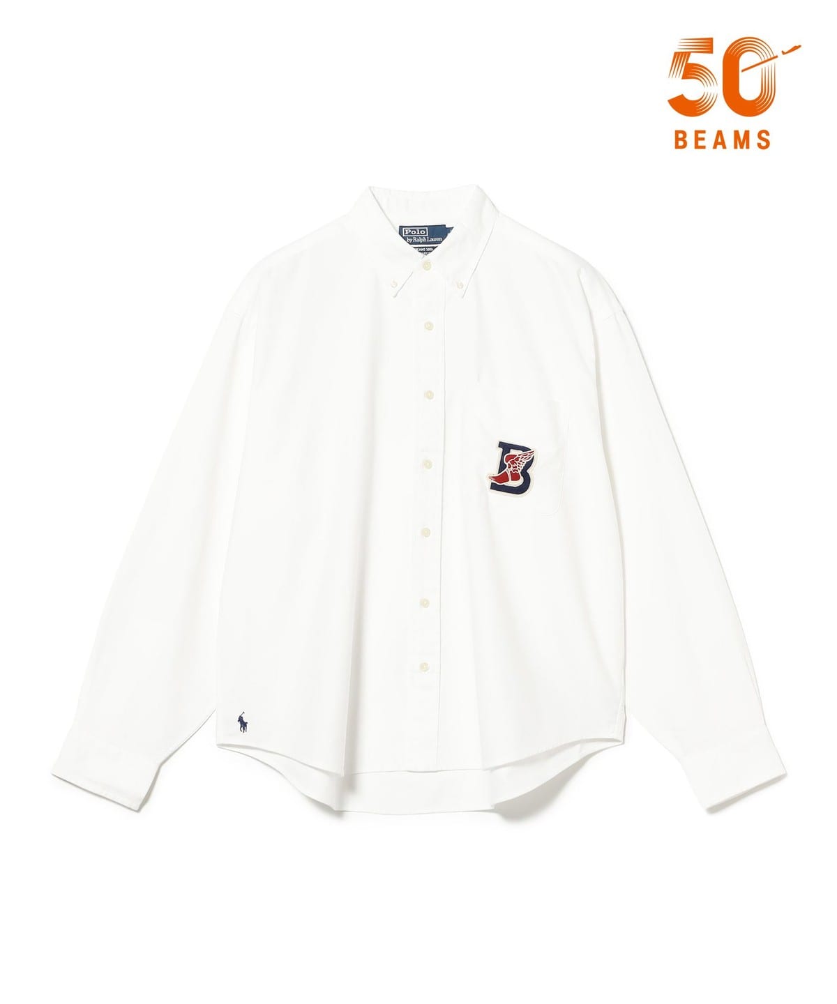 BEAMS（ビームス）【別注】POLO RALPH LAUREN / B WING LS OX BD SHIRT 