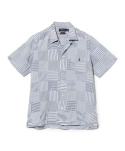 POLO RALPH LAUREN / Classic Fit Patchwork Seersucker Shirt