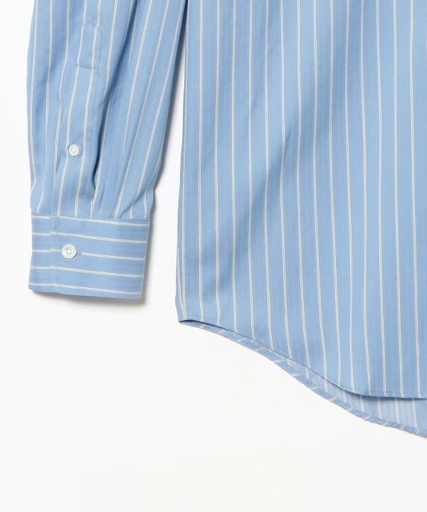 AURALEE / COTTON SILK STRIPE SHIRT
