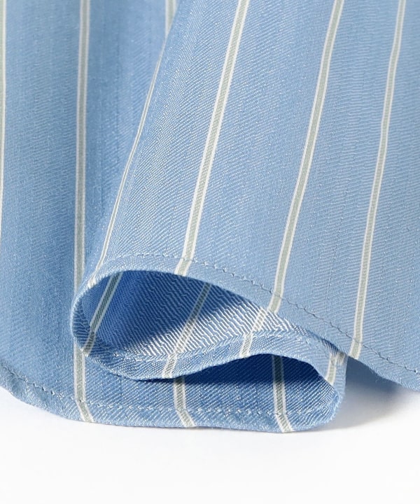 AURALEE / COTTON SILK STRIPE SHIRT
