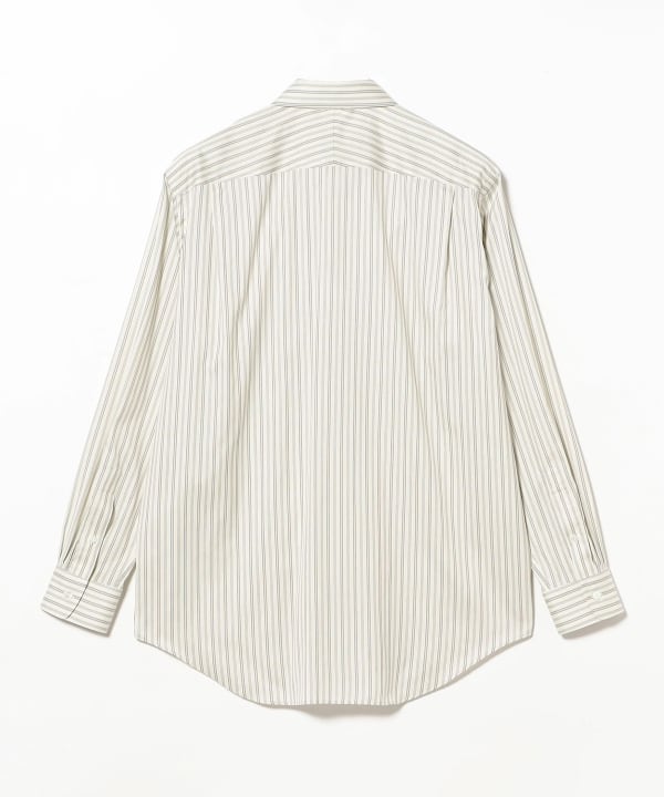 AURALEE / COTTON SILK STRIPE SHIRT