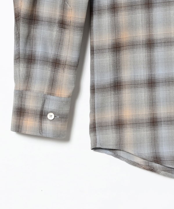 AURALEE / SUPER LIGHT WOOL CHECK SHIRT
